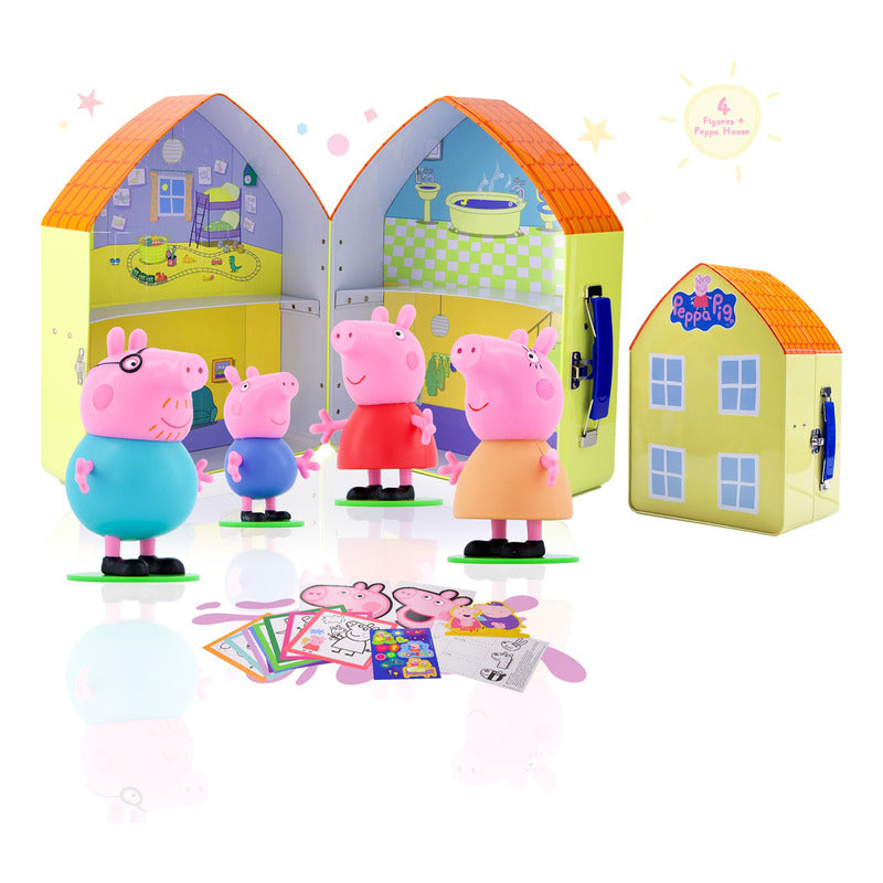 Peppa Pig Figuras De Juguete Casa Peppa Manualidades – Luppa